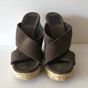 Tory Burch Brown Wedges